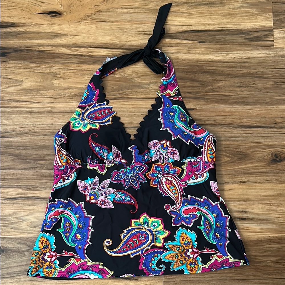 Colorful Paisley Halter Top